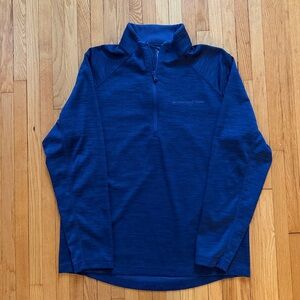 Vineyard Vines Men's Deep Blue Quarter-Zip Pullover